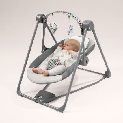 Lionelo - Bujaczek dziecięcy OTTO 4xLR14 Cozy Grey