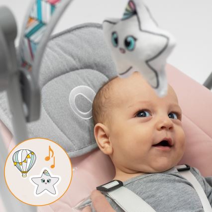 Lionelo - Bujaczek dziecięcy OTTO 4xLR14 Pink Baby