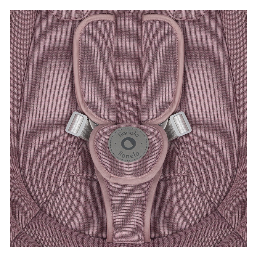 Lionelo - Bujaczek dziecięcy z melodią BLOSSOM Pink Mauve + pilot zdalnego sterowania
