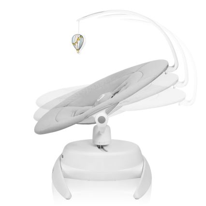 Lionelo - Bujaczek dziecięcy z melodią IRIS Grey Concrete