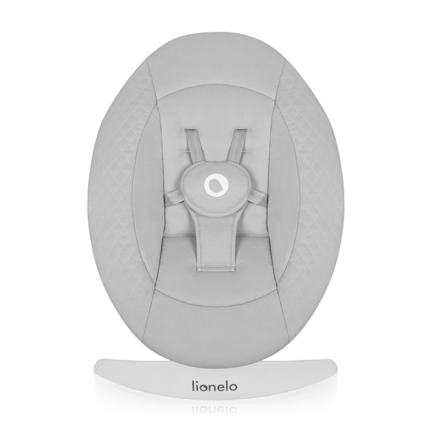 Lionelo - Bujaczek dziecięcy z melodią IRIS Grey Concrete