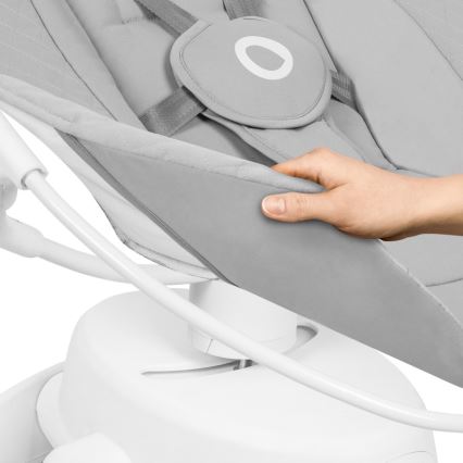 Lionelo - Bujaczek dziecięcy z melodią IRIS Grey Concrete