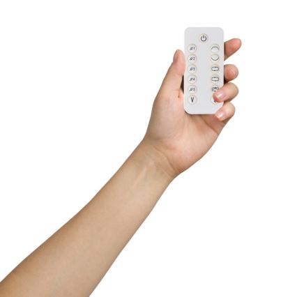 Lionelo - Bujaczek dziecięcy z melodią OLIVIA Beżowy Naturalny + pilot zdalnego sterowania