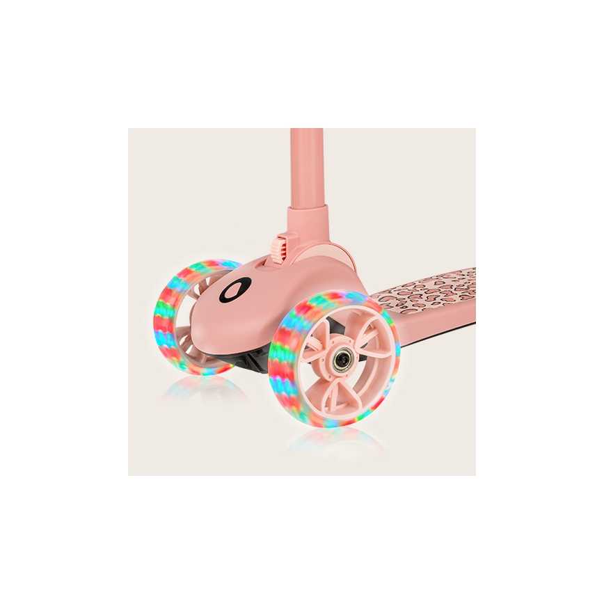 Lionelo - Dziecięca hulajnoga 2w1 FRANKY różowa