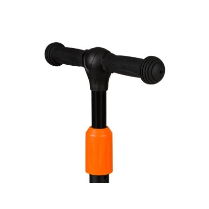 Lionelo - Dziecięca hulajnoga TIMMY 3xAA pomarańczowo-czarna