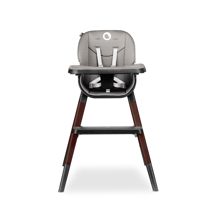 Lionelo - Dziecięce krzesełko do karmienia 2 w 1 MONA Black Onyx