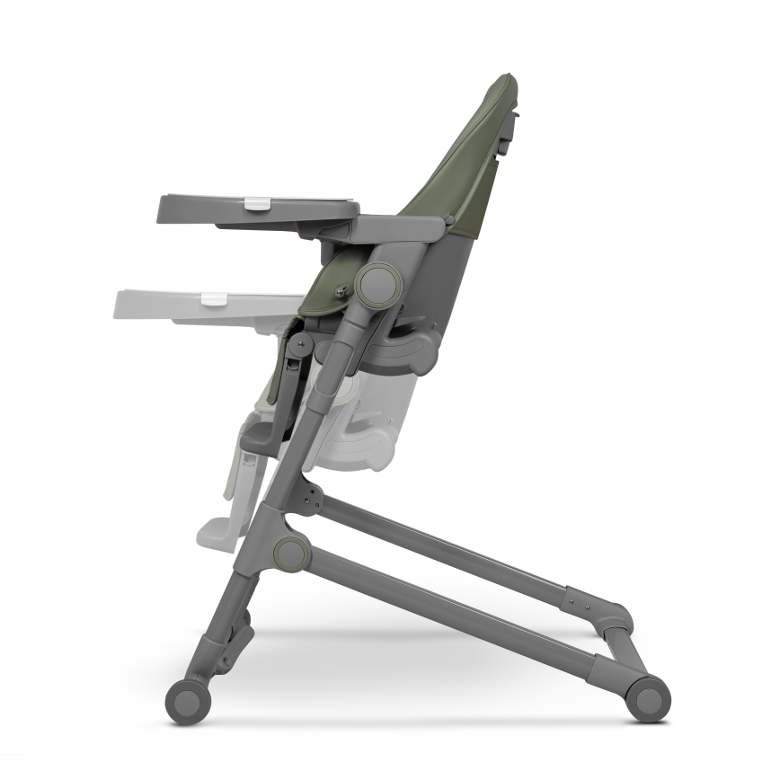 Lionelo - Dziecięce krzesełko do karmienia 2w1 CORA PLUS oliwkowe