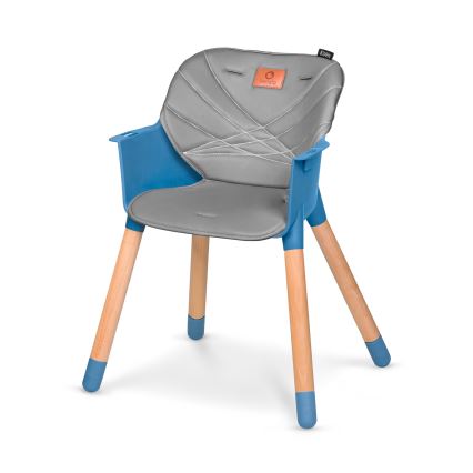 Lionelo - Dziecięce krzesełko do karmienia 2w1 KOEN Blue Sky