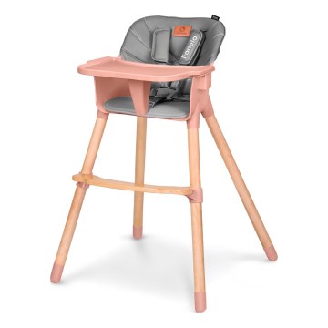Lionelo - Dziecięce krzesełko do karmienia 2w1 KOEN Pink Rose