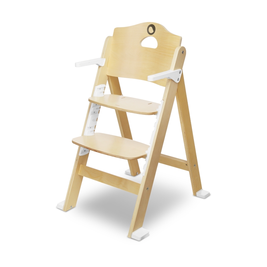Lionelo - Dziecięce krzesełko do karmienia 3 w 1 FLORIS White Natural