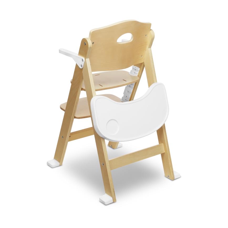 Lionelo - Dziecięce krzesełko do karmienia 3 w 1 FLORIS White Natural