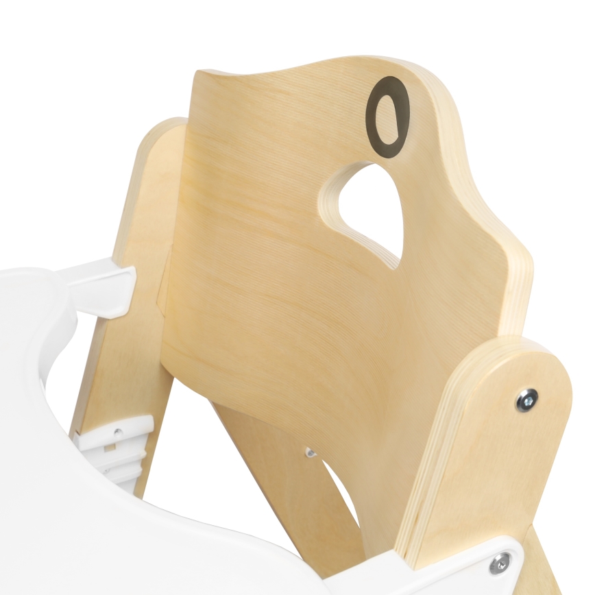 Lionelo - Dziecięce krzesełko do karmienia 3 w 1 FLORIS White Natural
