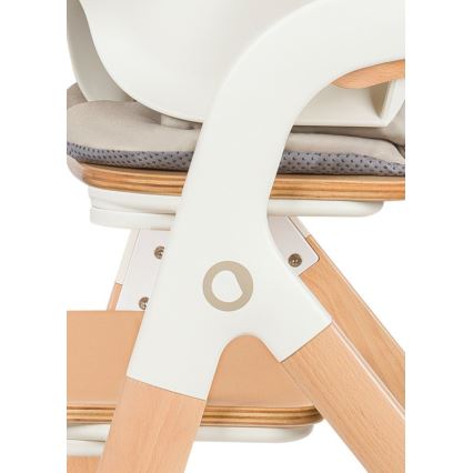 Lionelo - Dziecięce krzesełko do karmienia 3 w 1 MEGAN White Wood