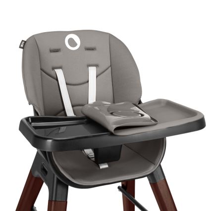 Lionelo - Dziecięce krzesełko do karmienia MONA Black Onyx