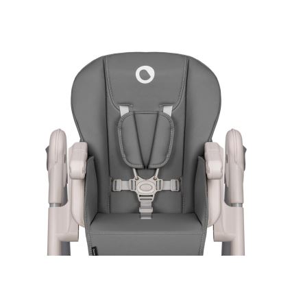 Lionelo - Dziecięce krzesełko do karmienia ZANNA szare