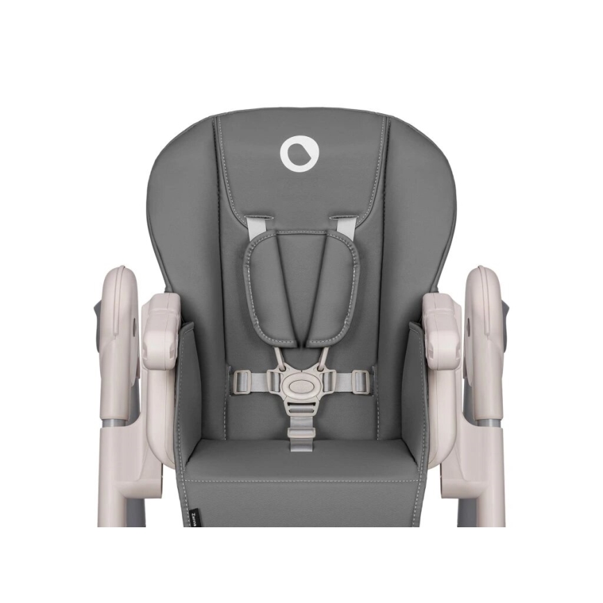 Lionelo - Dziecięce krzesełko do karmienia ZANNA szare