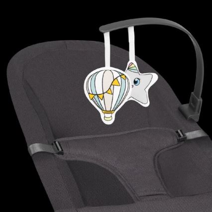 Lionelo - Dziecięcy bujaczek JUNE antracyt