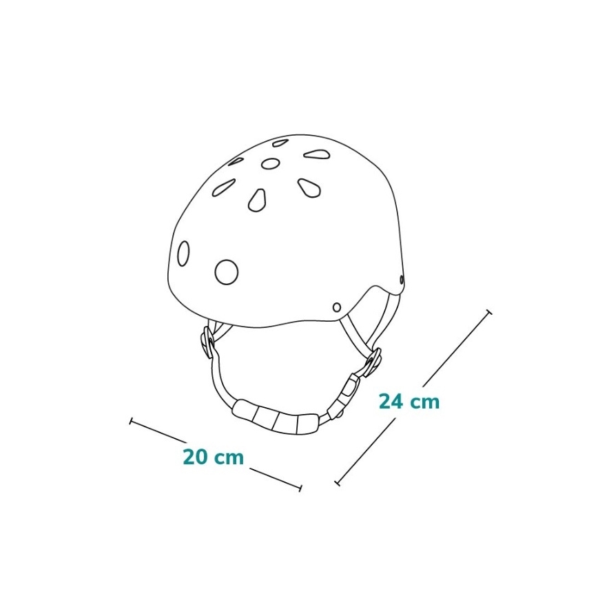 Lionelo - Dziecięcy kask HELMET Blue Sky