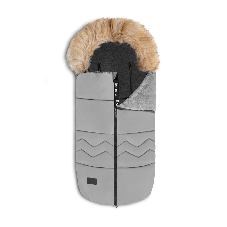 Lionelo - Dziecięcy śpiworek FRODE gołębi szary