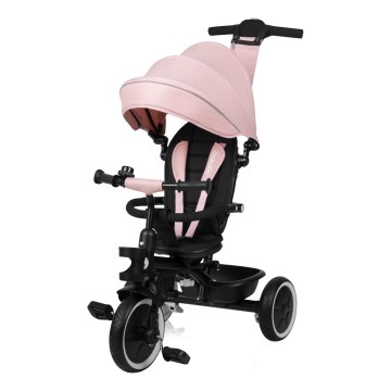 Lionelo - Dziecięcy trójkołowy rowerek BERRY Pink Rose
