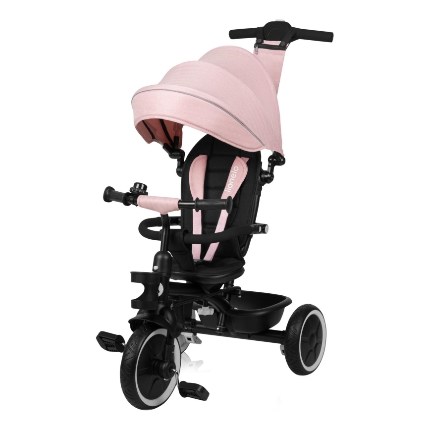 Lionelo - Dziecięcy trójkołowy rowerek BERRY Pink Rose