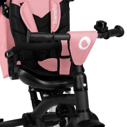 Lionelo - Dziecięcy trójkołowy rowerek TRIS PLUS Pink Rose