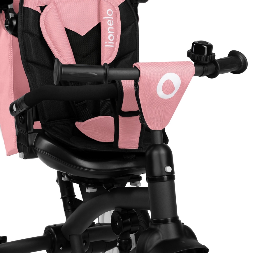 Lionelo - Dziecięcy trójkołowy rowerek TRIS PLUS Pink Rose