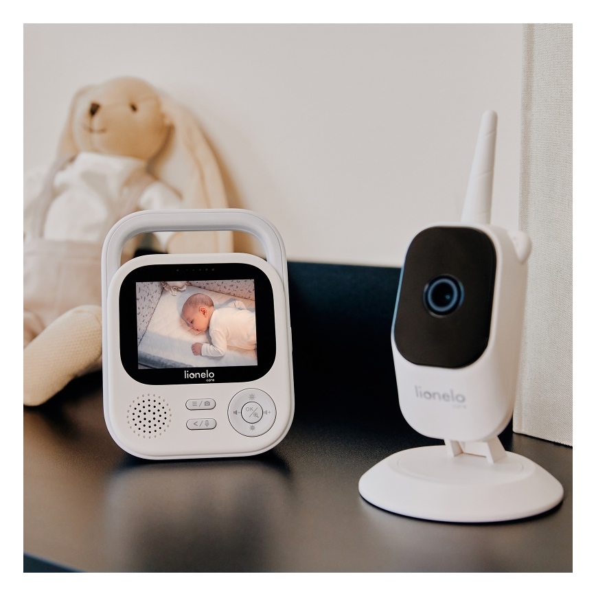 Lionelo - Elektroniczna niania z monitorem BABYLINE 3.2 5V 2600 mAh