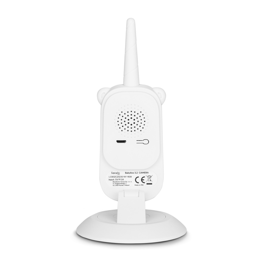 Lionelo - Elektroniczna niania z monitorem BABYLINE 3.2 5V 2600 mAh