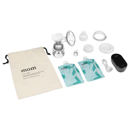 Lionelo - Elektryczny, ładowalny laktator do odciągania mleka matki FIDI GO 5V 1200 mAh 150ml