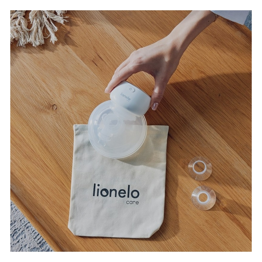 Lionelo - Elektryczny, ładowalny laktator do mleka matki FIDI FREE SIMPLE 5V 1000 mAh 180 ml
