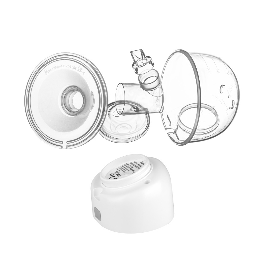 Lionelo - Elektryczny, ładowalny laktator do mleka matki FIDI FREE SIMPLE 5V 1000 mAh 180 ml