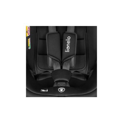 Lionelo - Fotelik samochodowy BASTIAAN i-Size 40-150 cm czarny/szary