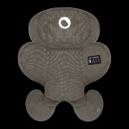 Lionelo - Fotelik samochodowy z bazą obrotową HARMONY i-Size 40-150 cm czarny/oliwkowy