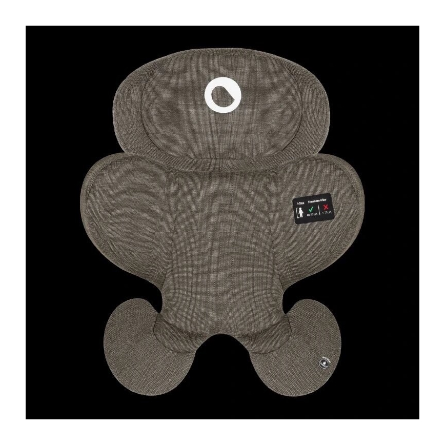 Lionelo - Fotelik samochodowy z bazą obrotową HARMONY i-Size 40-150 cm czarny/oliwkowy