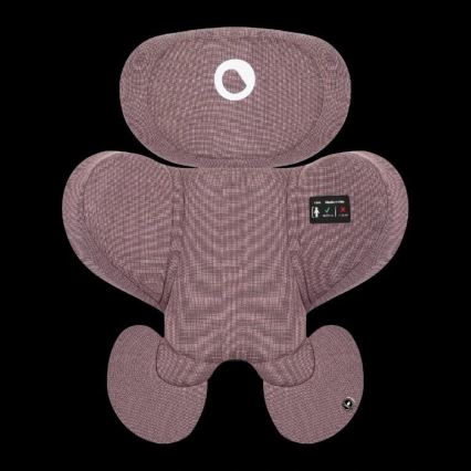 Lionelo - Fotelik samochodowy obrotowy z bazą HARMONY i-Size 40-150 cm różowy