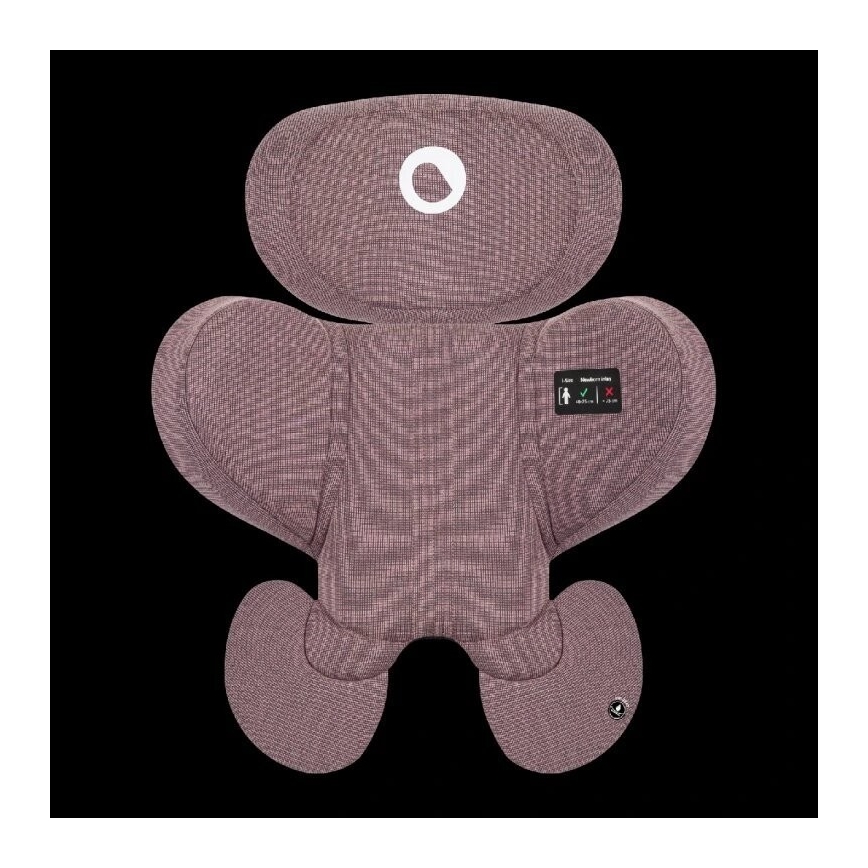 Lionelo - Fotelik samochodowy obrotowy z bazą HARMONY i-Size 40-150 cm różowy