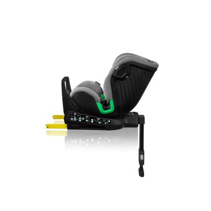 Lionelo - Fotelik samochodowy obrotowy z bazą HARMONY i-Size 40-150 cm szary