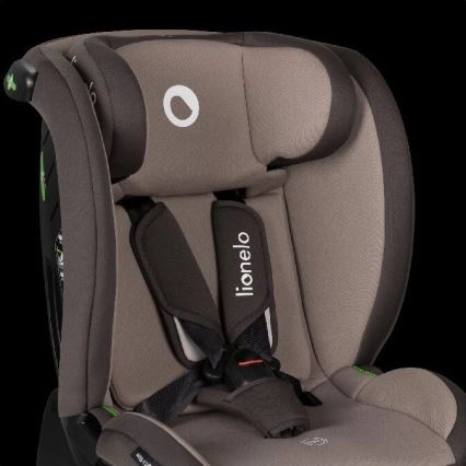 Lionelo - Fotelik samochodowy AART i-Size 40-150 cm brązowy/kremowy