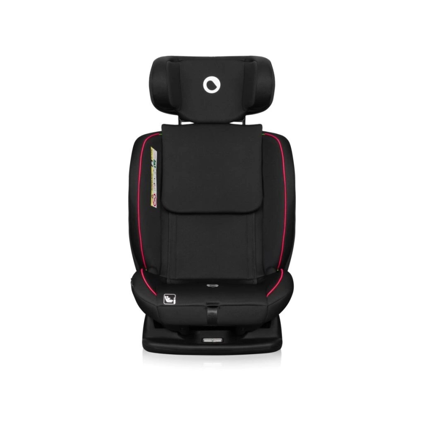 Lionelo - Fotelik samochodowy AART i-Size 40-150 cm czarny/czerwowy