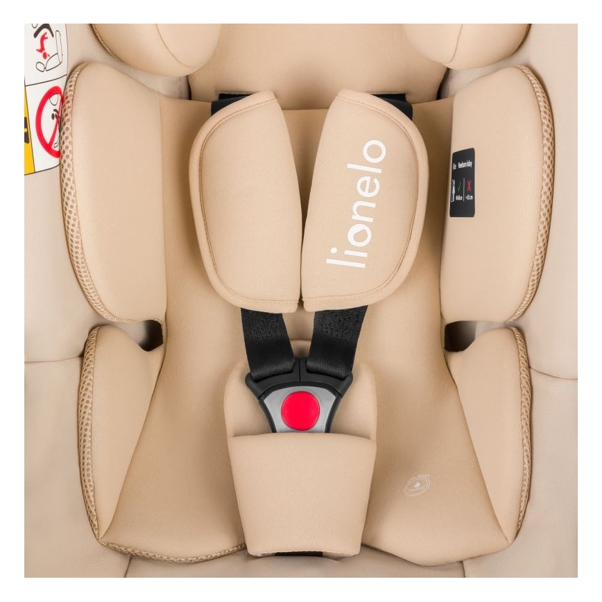 Lionelo - Fotelik samochodowy ASTRID i-Size 40-87 cm beżowy
