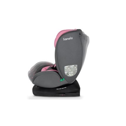 Lionelo - Fotelik samochodowy BASTIAAN i-Size 40-150 cm szary/różowy