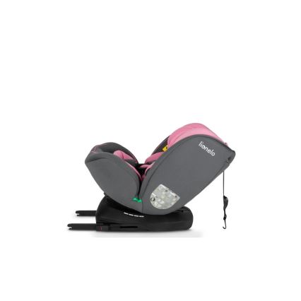 Lionelo - Fotelik samochodowy BASTIAAN i-Size 40-150 cm szary/różowy