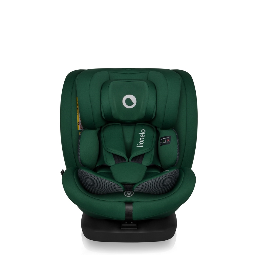 Lionelo - Fotelik samochodowy BASTIAAN i-Size 40-150 cm z obrotową bazą Green Forest