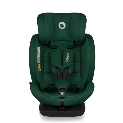 Lionelo - Fotelik samochodowy BASTIAAN i-Size 40-150 cm z obrotową bazą Green Forest
