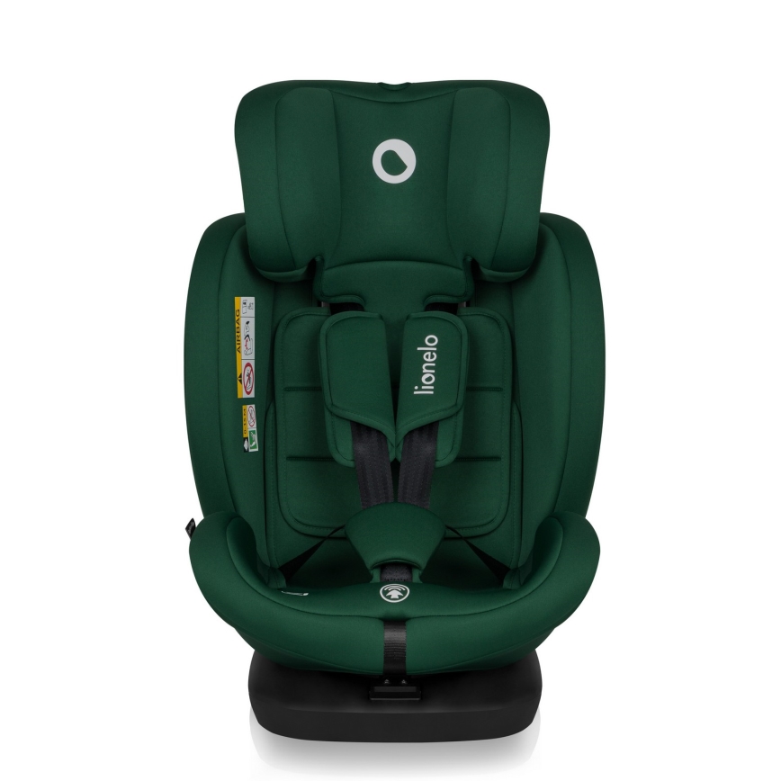 Lionelo - Fotelik samochodowy BASTIAAN i-Size 40-150 cm z obrotową bazą Green Forest