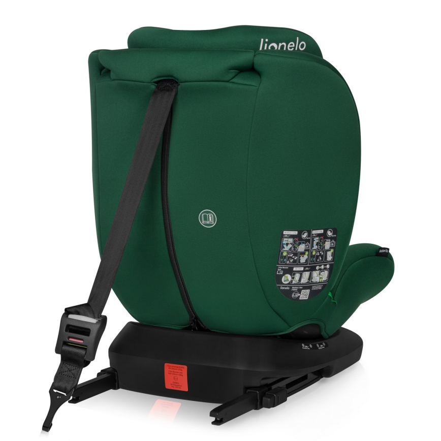 Lionelo - Fotelik samochodowy BASTIAAN i-Size 40-150 cm z obrotową bazą Green Forest
