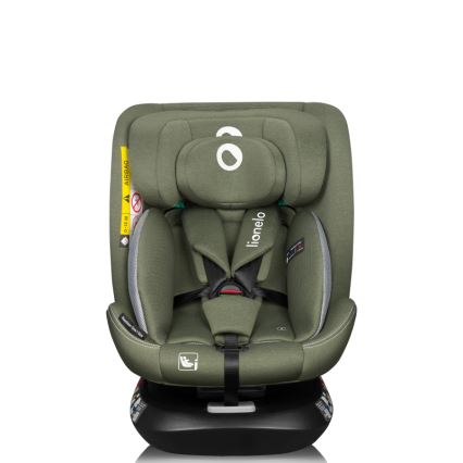 Lionelo - Fotelik samochodowy z obrotową bazą BASTIAAN ONE i-Size 40-150 cm oliwkowy