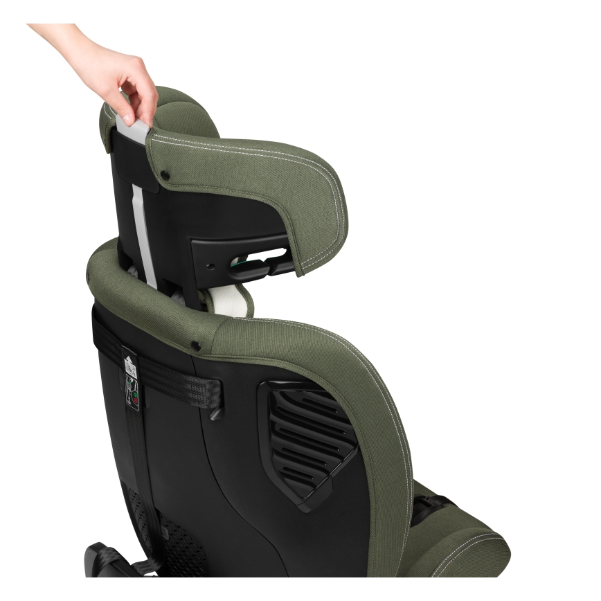 Lionelo - Fotelik samochodowy z obrotową bazą BASTIAAN ONE i-Size 40-150 cm oliwkowy