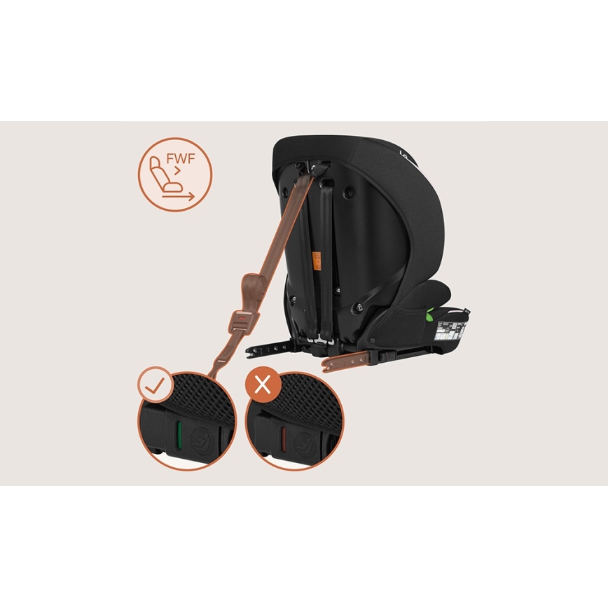 Lionelo - Fotelik samochodowy BILLY i-Size 76-150 cm Pink Baby